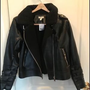 Silent + Noise by Urban Outfitters Leather Jacket